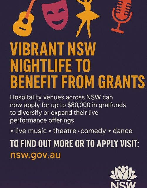 NSW Live Performance Venue Grant Program Expands Statewide