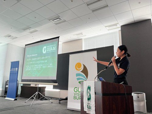 Tamara Hayashi from Japan is a Program Assistant and student at the University of Guam