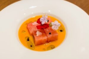 Watermelon gazpacho