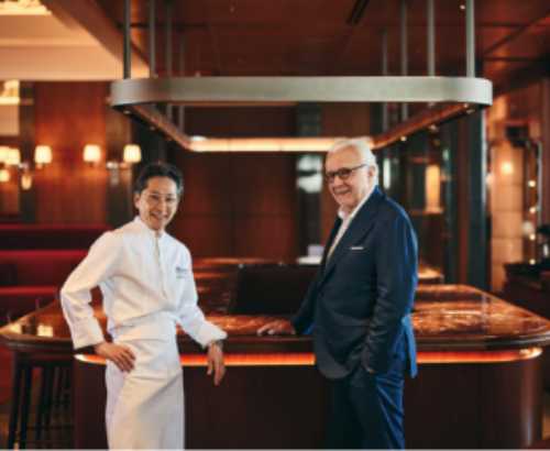 Alain Ducasse and Kojiro Tsutsumi, Chef de Cuisine