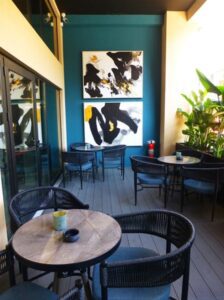 Athenarum Portus outdoor terrace