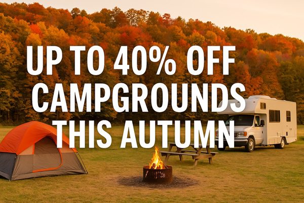 Campspot ignites fall with 40% off camping escapes