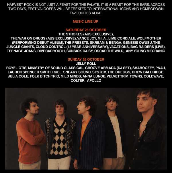 Harvest Rock Unveils The Amuse-Bouche Stage Lineup and Full F&B Prorgam6
