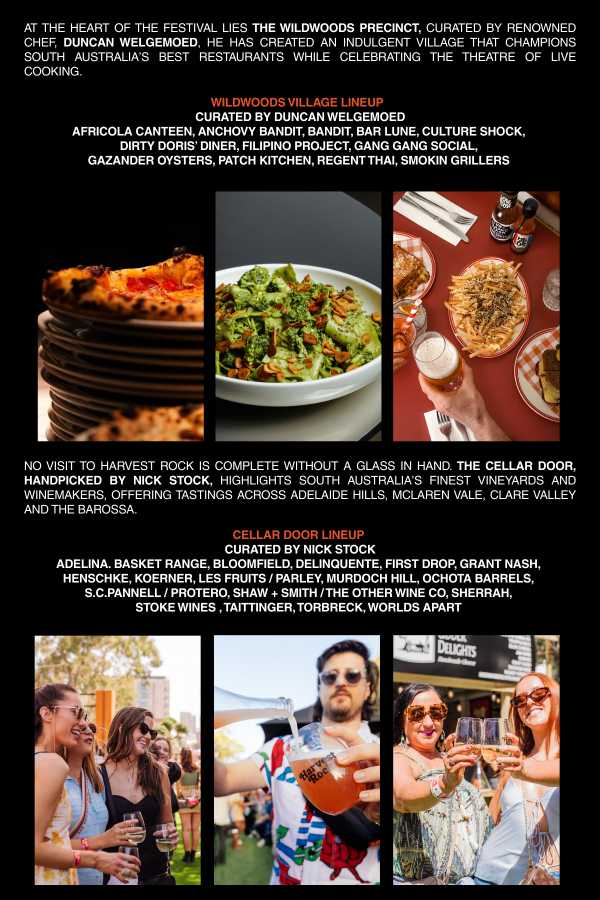 Harvest Rock Unveils The Amuse-Bouche Stage Lineup and Full F&B Prorgam7