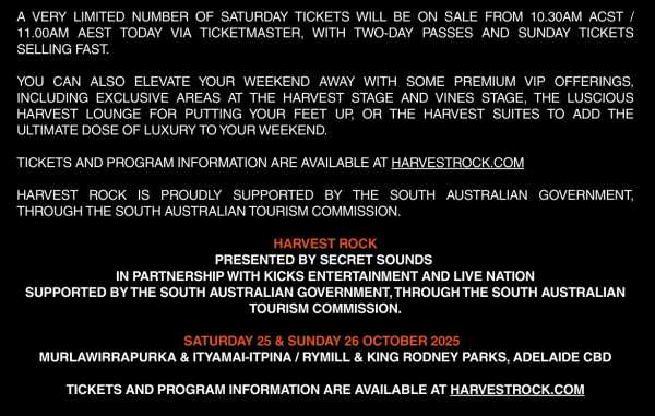Harvest Rock Unveils The Amuse-Bouche Stage Lineup and Full F&B Prorgam8