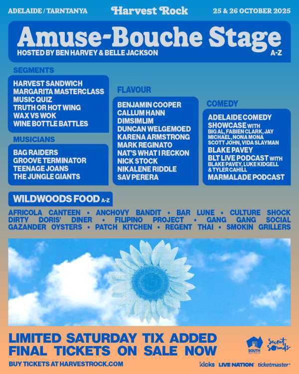 Harvest Rock Unveils The Amuse-Bouche Stage Lineup and Full F&B Prorgam9