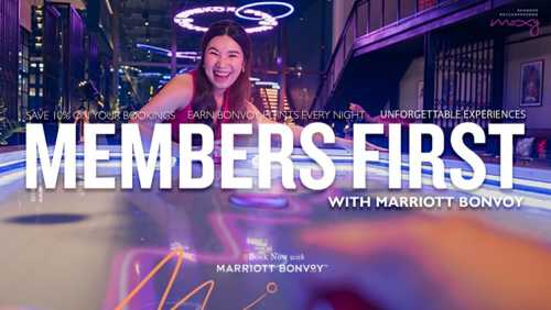 Marriott Bonvoy members can earn points with every order