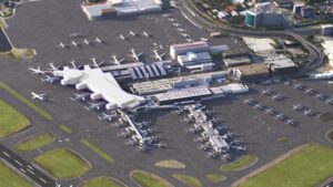 Terminal expansion - aerial view