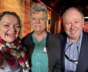 Travel writers Katrina Lobley, Peter Needham and David McGonigal
