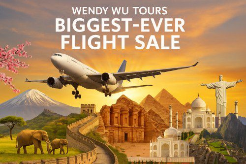 Wendy Wu Tours Unveils Its Biggest-Ever Flight Sale