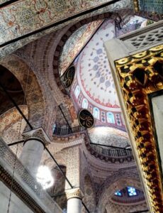 Yeni Mosque ceiling detail