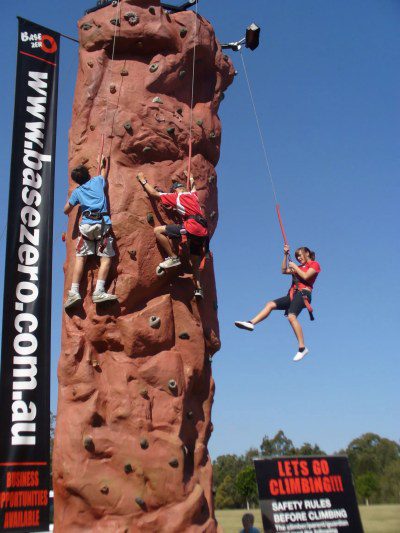 rock climbing