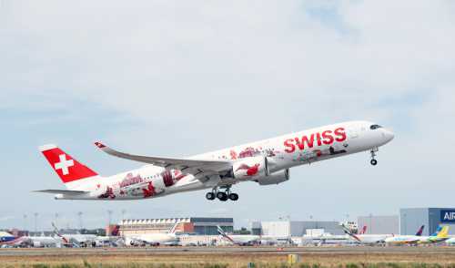 SWISS Debuts First Airbus A350 Inaugural Flight