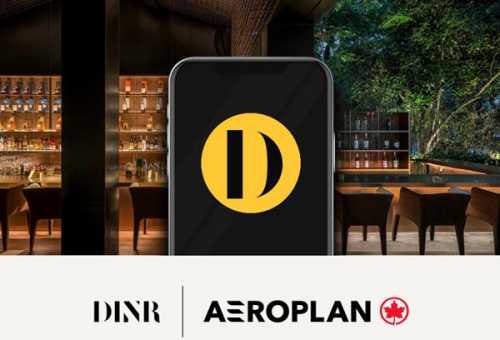 Aeroplan Partners with DINR to Reward Foodie Travellers