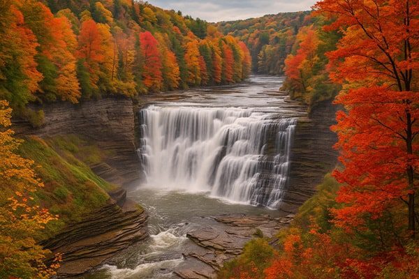 Where New York’s Waterfalls Upstage Broadway This Autumn