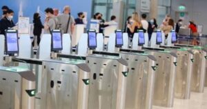 Biometric gates, becoming a common sight at airports across the globe
