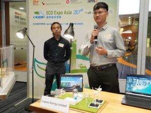 CUHK incubated start-up Luquos Energy Limited showcases the world’s first commercialised sulphur-based flow battery energy storage system