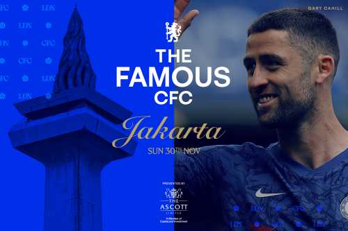 Chelsea Star Gary Cahill Kicks Off Excitement in Jakarta