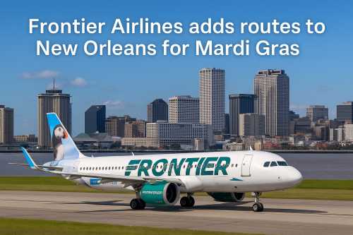 Frontier Boosts Flights to New Orleans for Mardi Gras