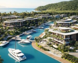 Phuket’s luxury marina - where turquoise tides meet teak decks and bold investors dream.