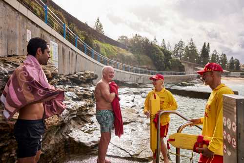 Rick Stein with Coogee Surf Life Saving Club