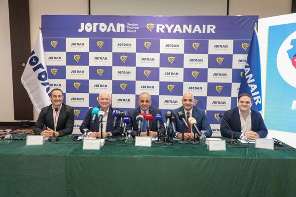 Ryanair bets big on Jordan with bold winter lift-off
