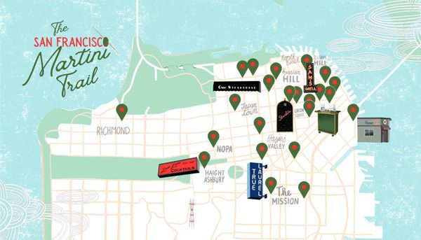 San Francisco Martini Trail Shakes Cocktail History