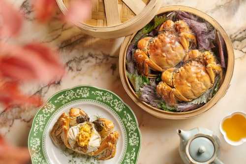 Steamed Whole Hairy Crab