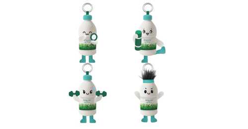 The collection of four (4) limited-edition SILIQA Squad Plushies available for redemption