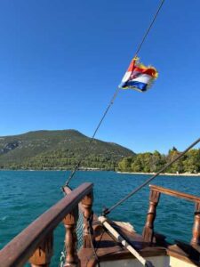Unforgettable Croatia boat trip in bay of Mali Ston en route to private island