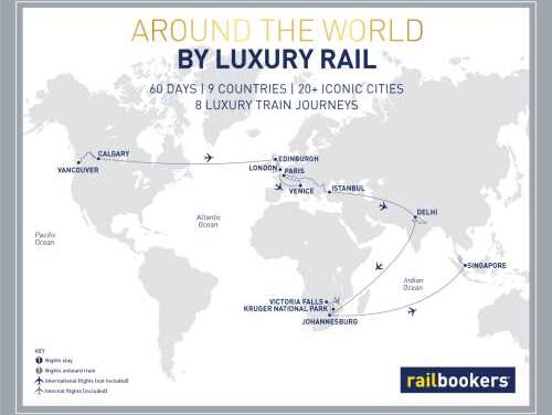 Railbookers Expands 2026 Around the World by Luxury Train