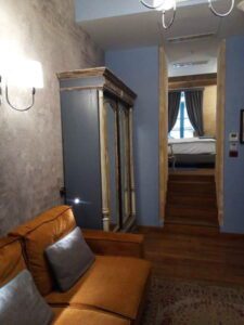 A chic suite at Palazzo Consiglia