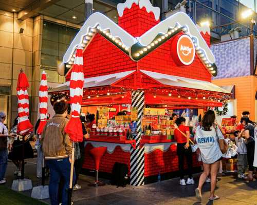 Amos Food Group Lights Up Central World Christmas Magic
