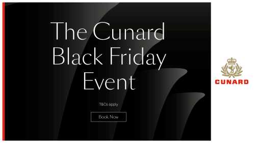 Cunard Sets Sail with a Show-Stopping Black Friday Event
