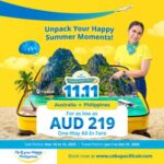 Cebu Pacific’s 11.11 Sale: Fly from Just AUD 219!
