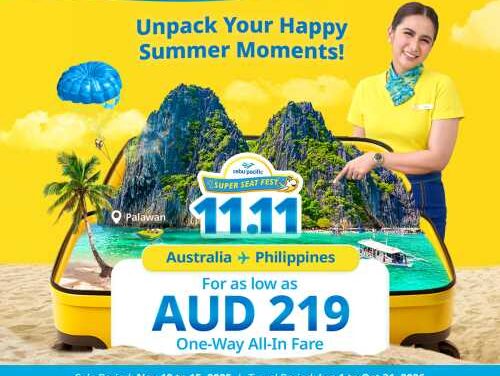 Cebu Pacific’s 11.11 Sale: Fly from Just AUD 219!