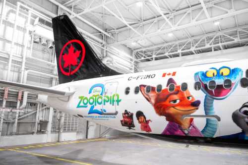 Air Canada Unveils Playful New “Zootopia 2” Aircraft Livery