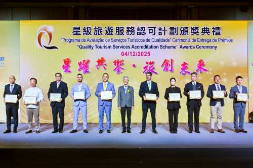 Brown & Friends Café Wins Macao Tourism Excellence Award