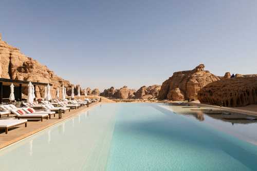 Along the coast, the Saudi Red Sea
