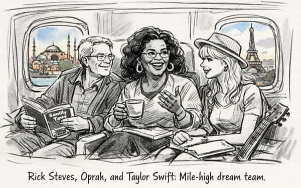 Travellers Choose Rick Steves Over Celebrities Abroad