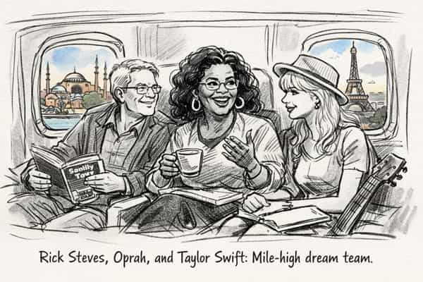 Travellers Choose Rick Steves Over Celebrities Abroad