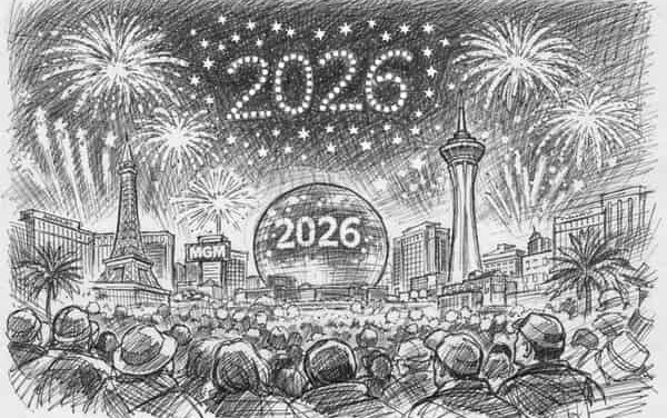 Las Vegas Turns the Sky Electric to Welcome 2026 in Style