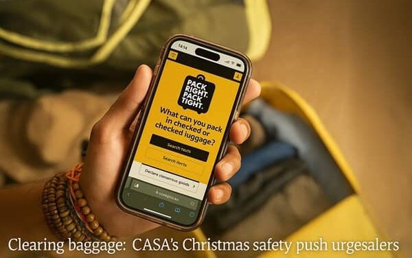 Pack Right, Fly Safe: CASA’s Christmas Travel Warning