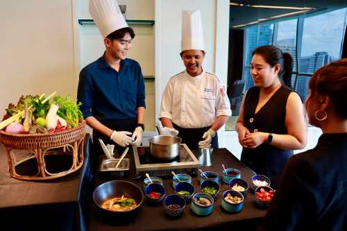 The activity concludes with a lively team cook-off , allowing groups to ...