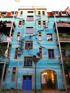 Singing Pipes in Dresden Neustadt's Art Passage.