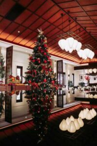 The Anam Cam Ranh, which overlooks 300 meters of scenic beachfront on the Cam Ranh Peninsula, will serve “Festive Afternoon Tea” from Dec. 15-Jan. 10 at The Colonial Restaurant (pictured).