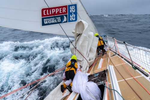 Clipper Race Sailors Brave the Roaring Forties