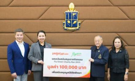 Vietjet Thailand Donates 100,000 Baht From Fly Green Run