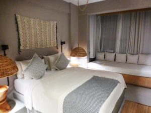 A chic room at the stylish Gaia Alacati