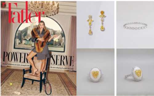 Aryna Sabalenka wears high jewellery from Claudia Ma,
